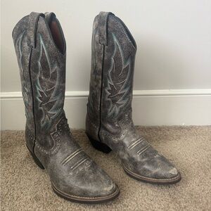 Justin Boots Leather Western Footwear